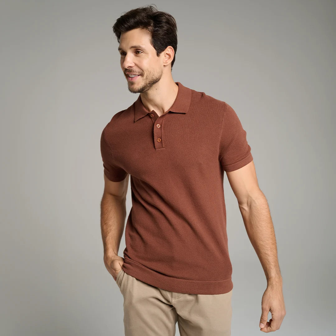 Knitted Polo Shirt 3-Pack