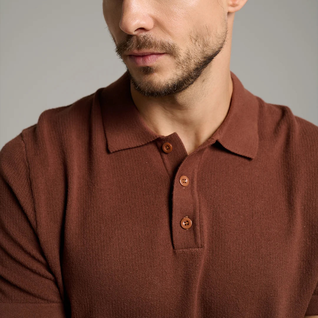Knitted Polo Shirt 2-Pack
