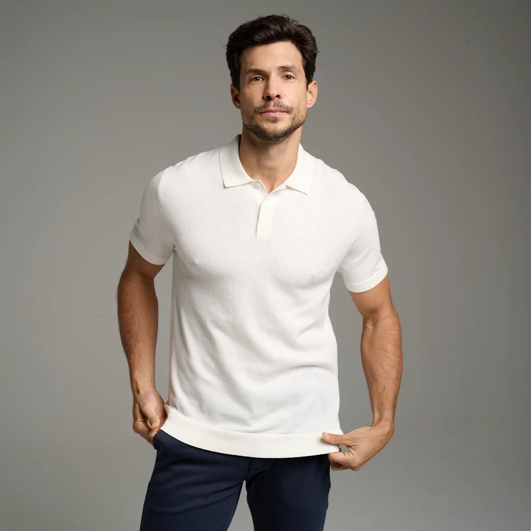 Knitted Polo Shirt 3-Pack