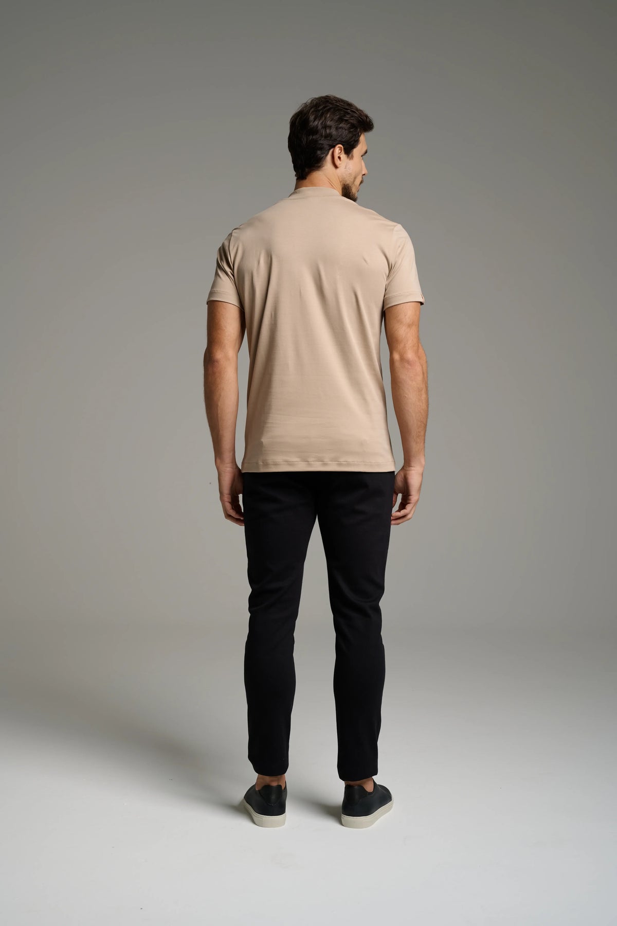 Pima High-Neck T-Shirt – Short Sleeve 3-Pack