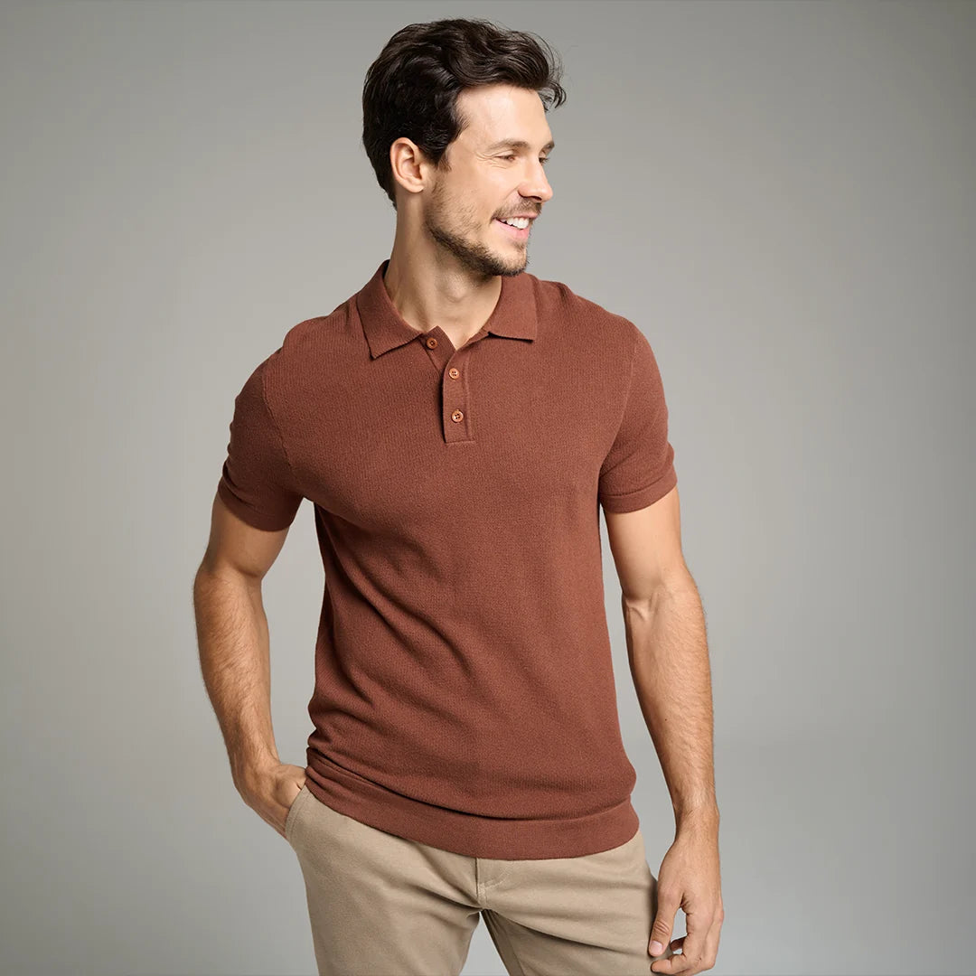 Knitted Polo Shirt 3-Pack