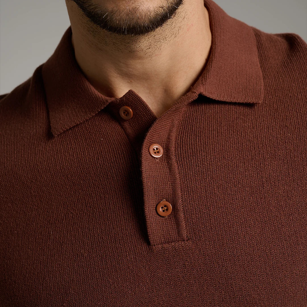 Knitted Polo Shirt 2-Pack