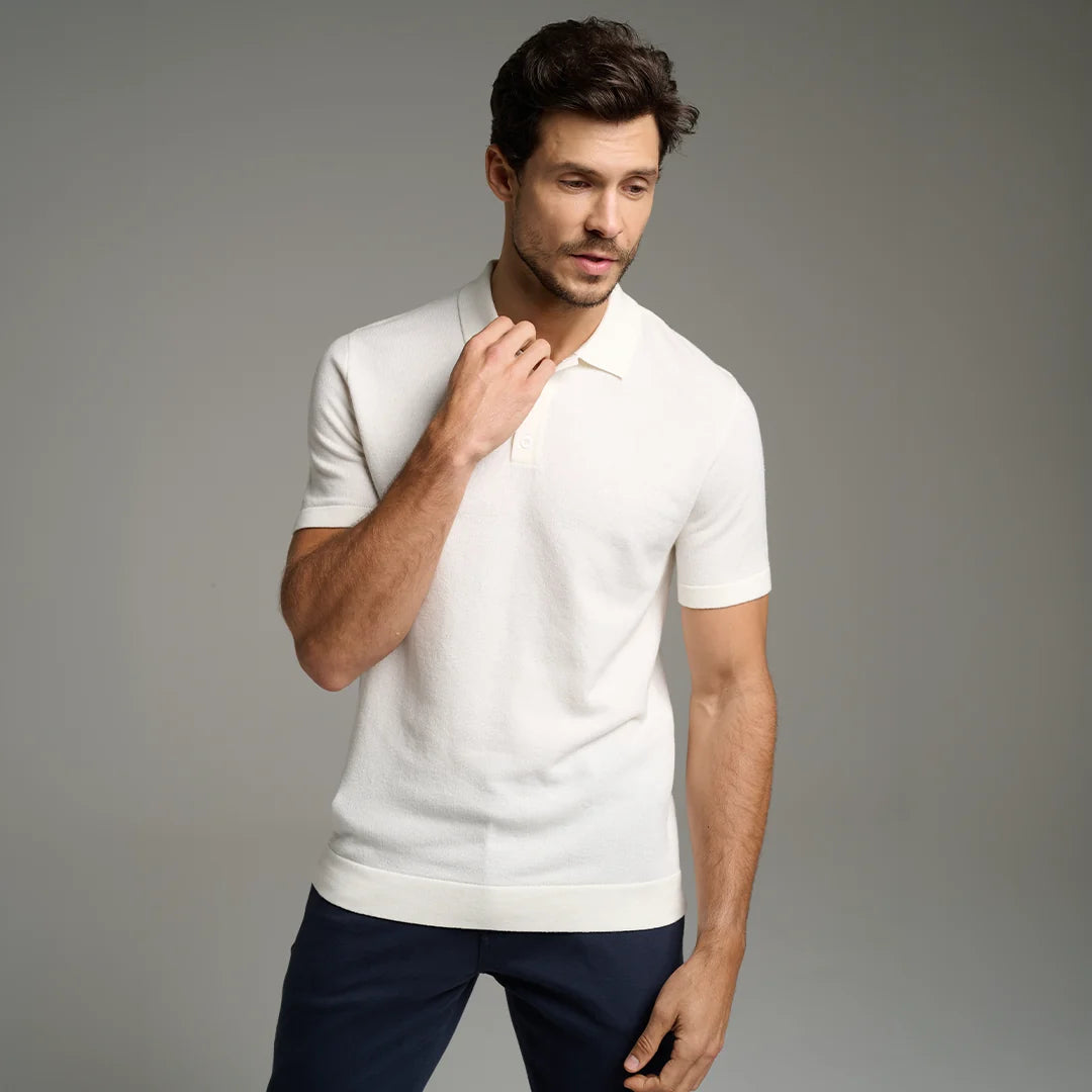 Knitted Polo Shirt 3-Pack