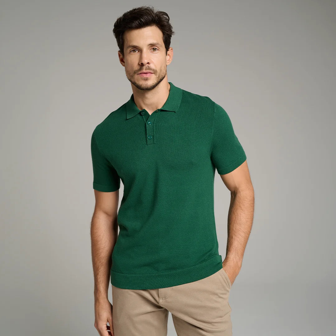 Knitted Polo Shirt