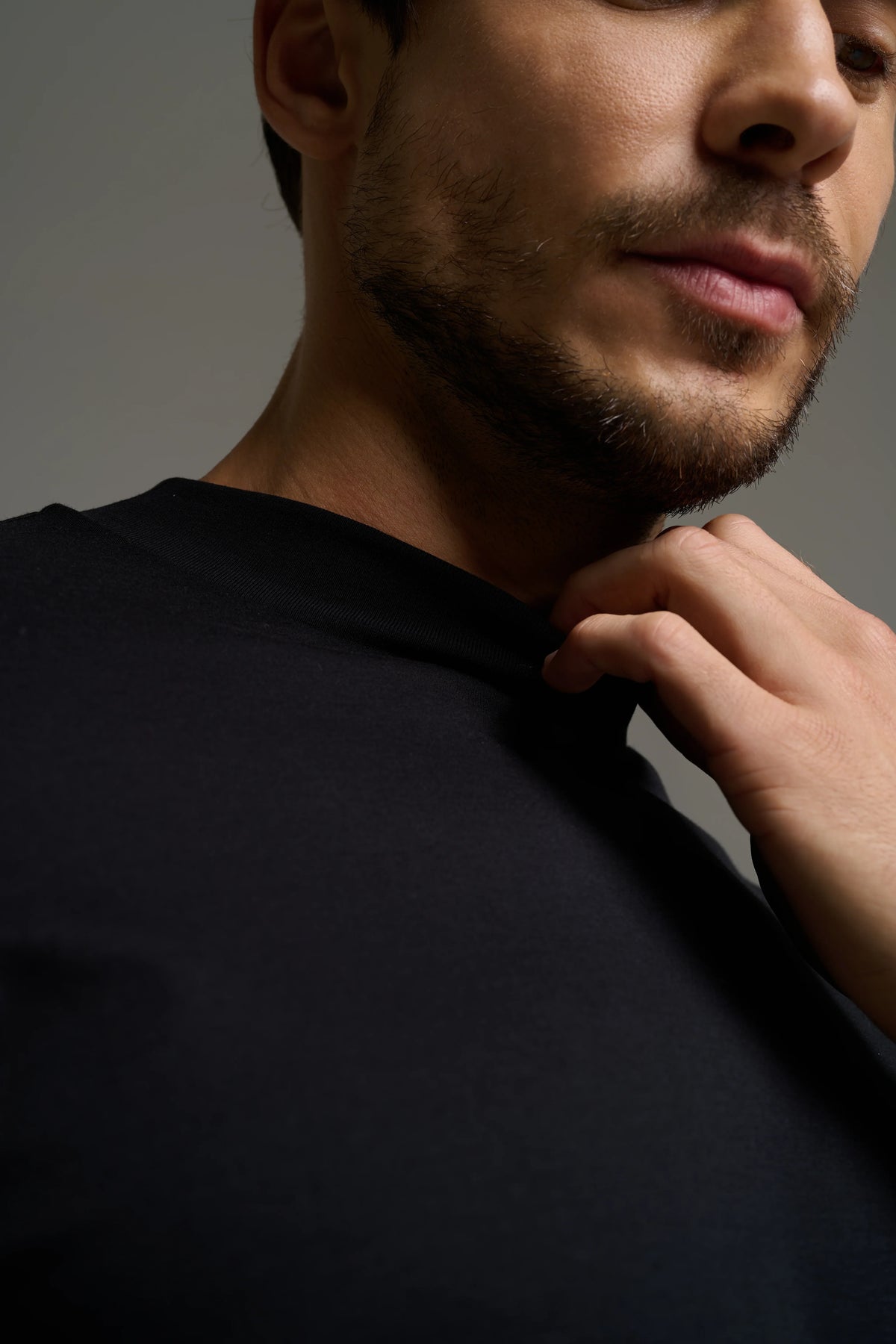 Pima High-Neck T-Shirt – Long Sleeve 3-Pack