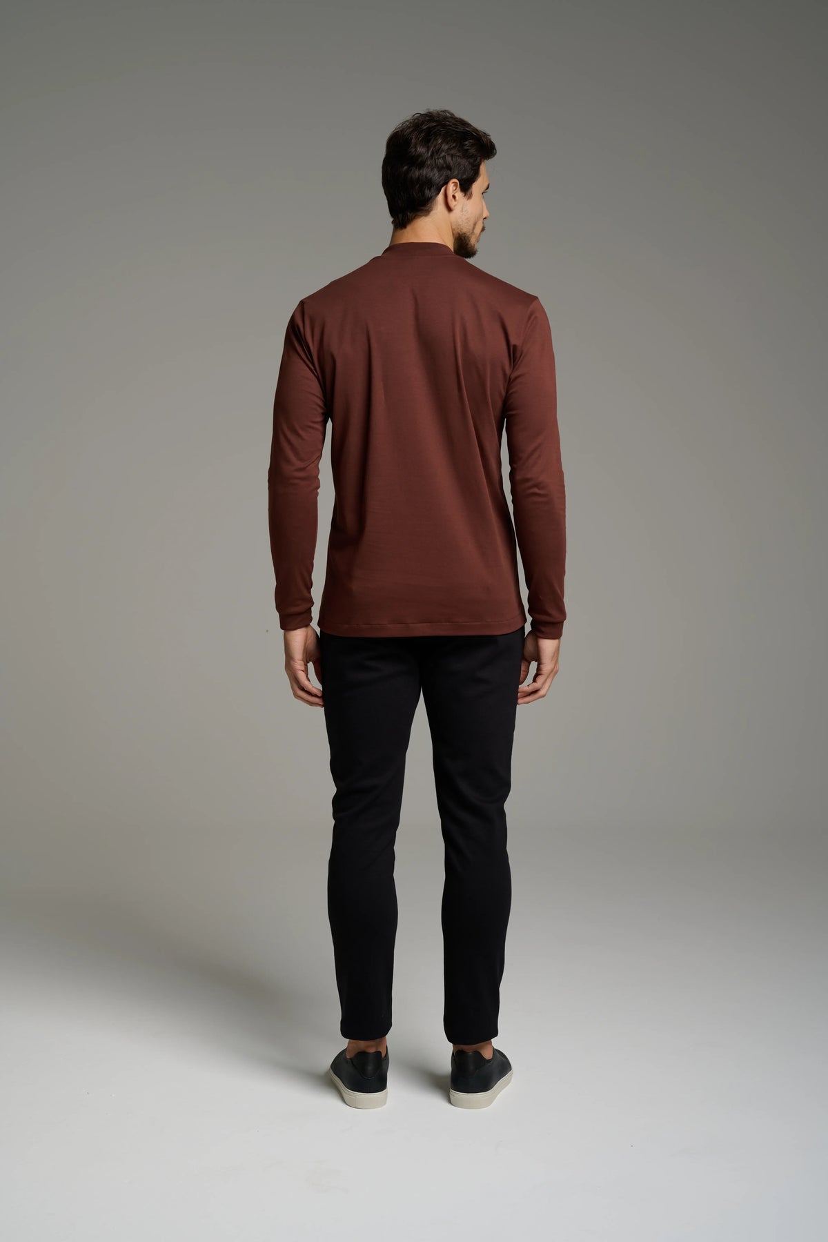 Pima High-Neck T-Shirt – Long Sleeve 2-Pack